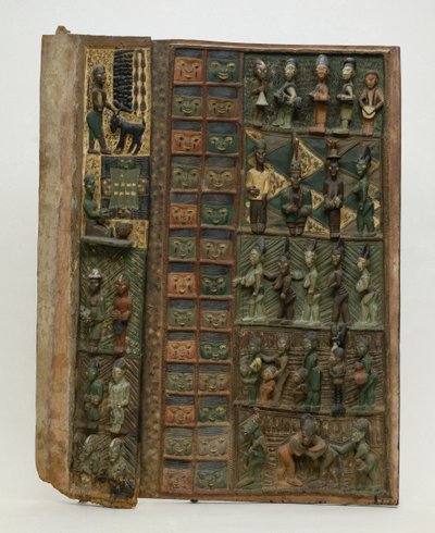 Paleisdeur, ca. 1920 door Olowe of Ise Olowe of Ise